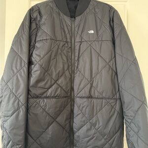 The North Face Men's Charcoal Quilted Puffer Jacket